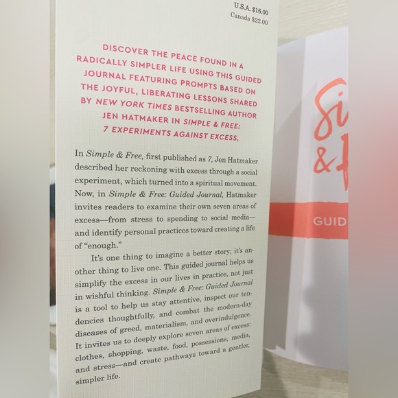 Simple and Free: Guided Journal Book by Jen Hatmaker - Picture 11 of 11